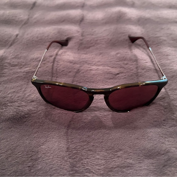 Ray-Ban Sunglasses - Erika (RB4171) - Havana (Dark Violet Lenses) - Picture 9 of 12